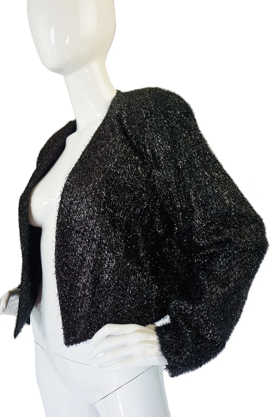 1980s Stephen Sprouse Eyelash Jacket