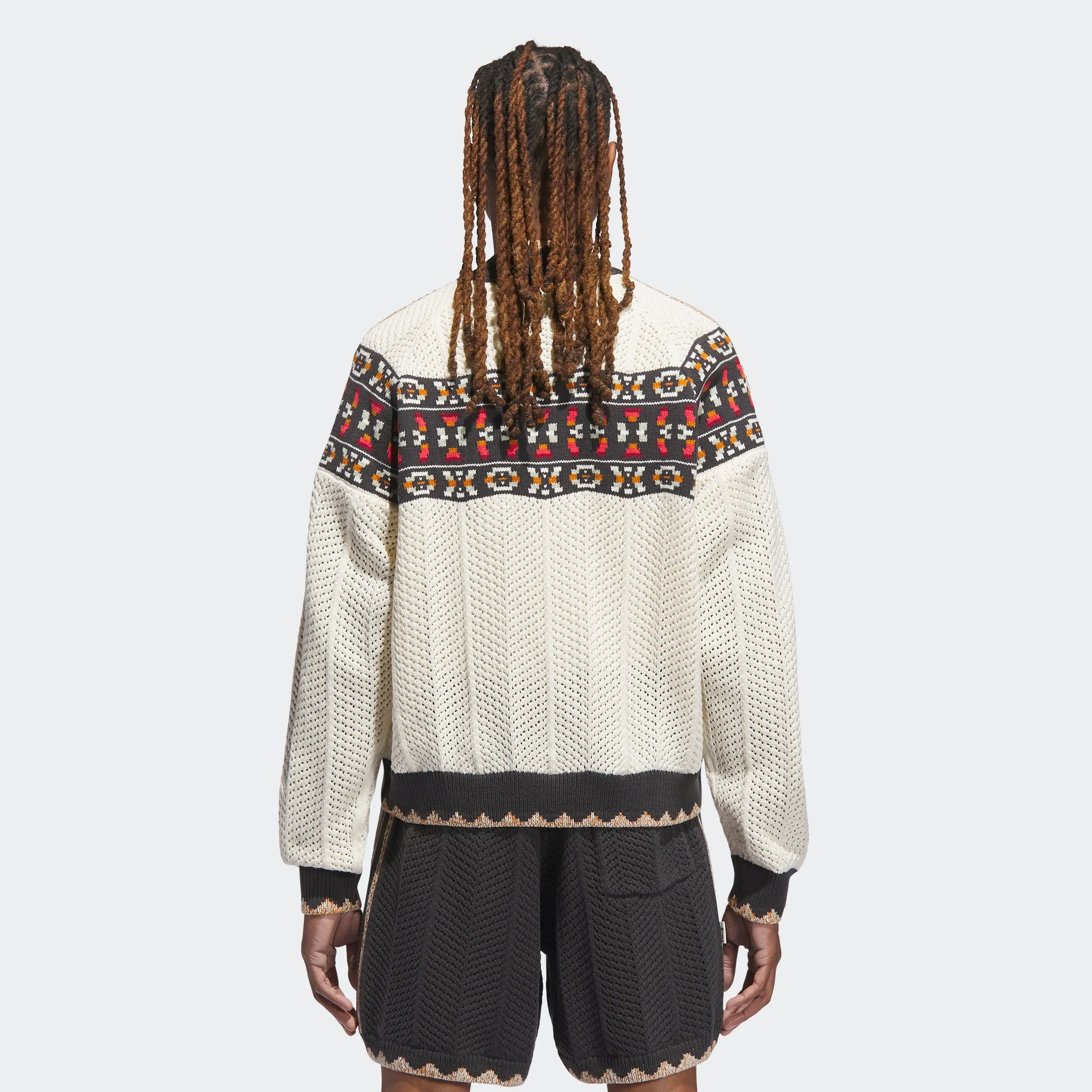 adidas Originals x CLOT Crochet SST Track Top by Edison Chen Cream White
