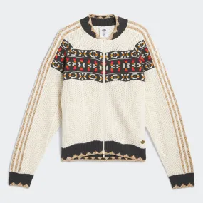 adidas Originals x CLOT Crochet SST Track Top by Edison Chen Cream White