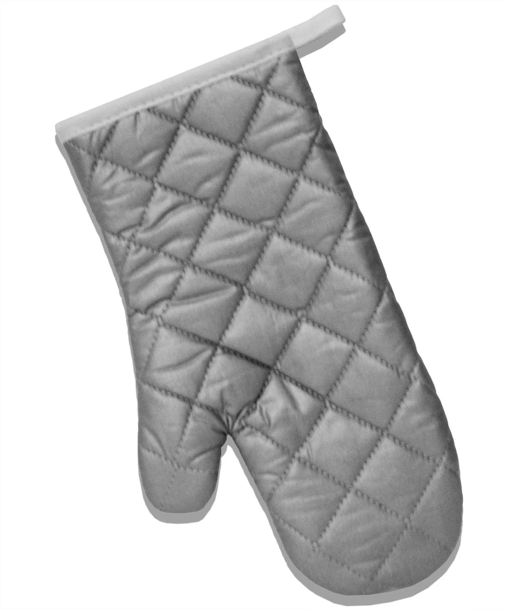 And Chill White Printed Fabric Oven Mitt