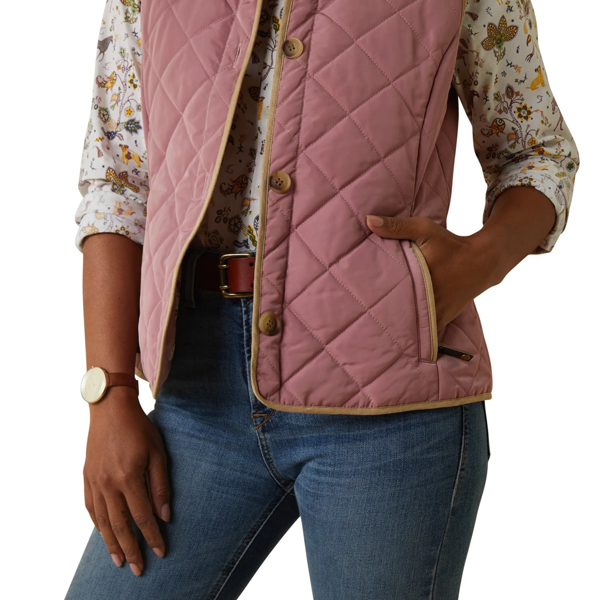 Ariat Ladies Woodside 2.0 Vest - Nostalgia Rose