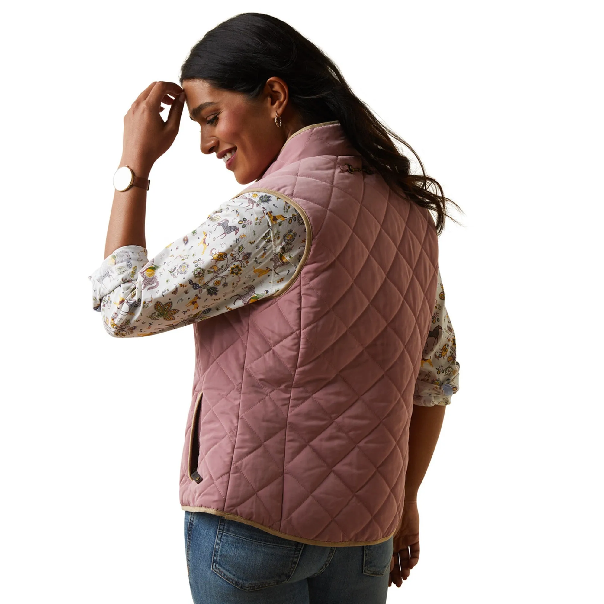 Ariat Ladies Woodside 2.0 Vest - Nostalgia Rose