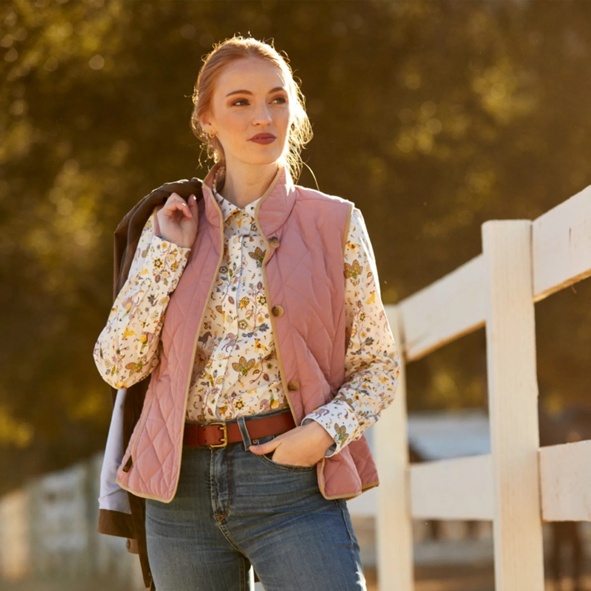Ariat Ladies Woodside 2.0 Vest - Nostalgia Rose