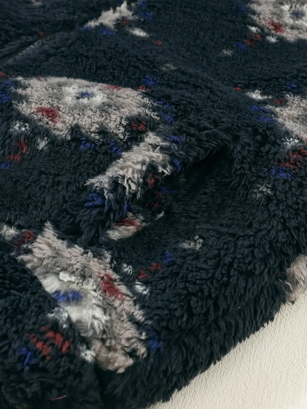 Aztec Print Sherpa Jacket