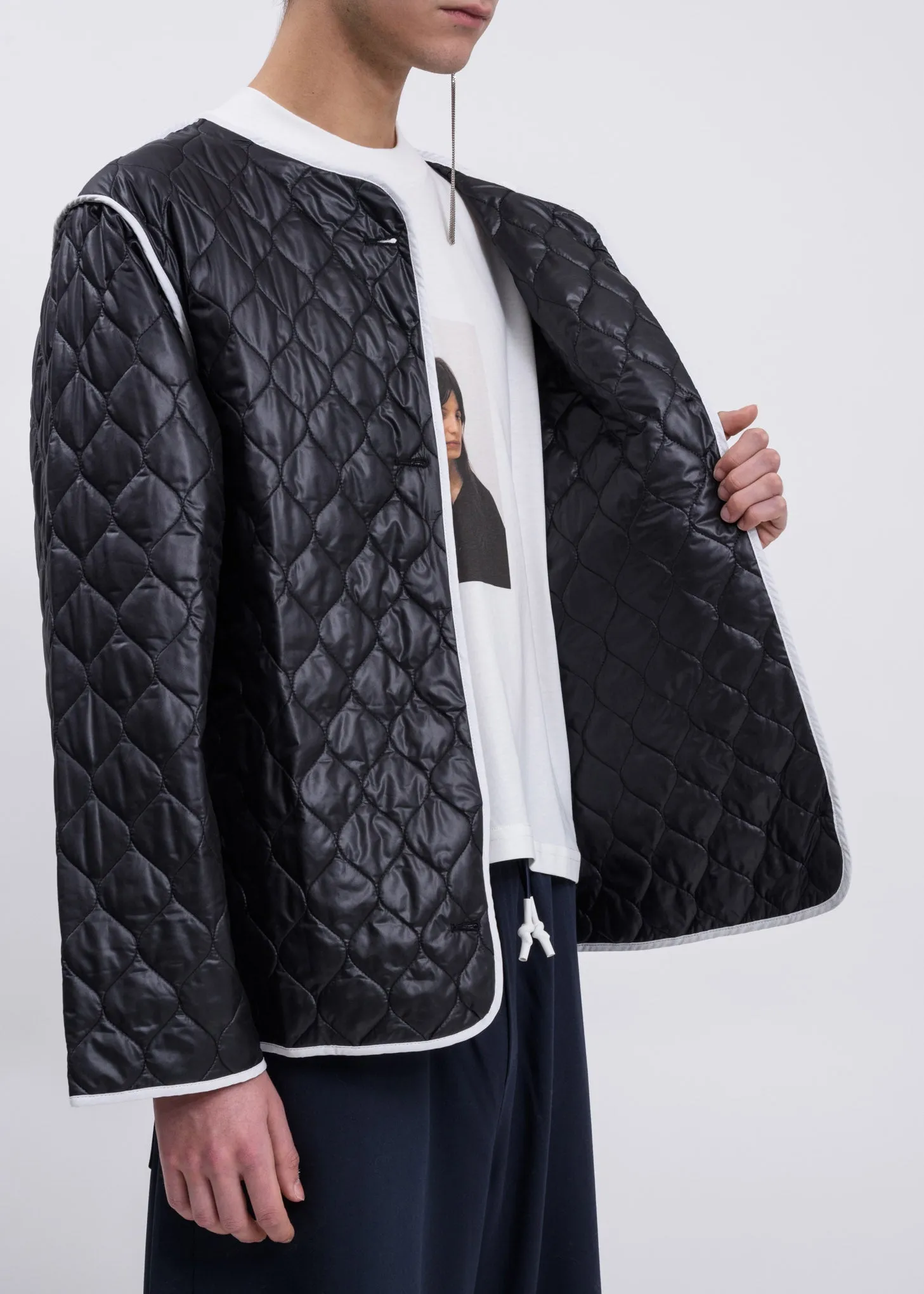 Black Quilted Jacket