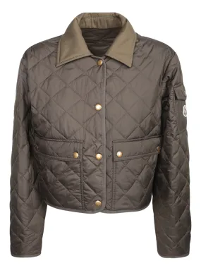 Chitre Quilted Green Jacket