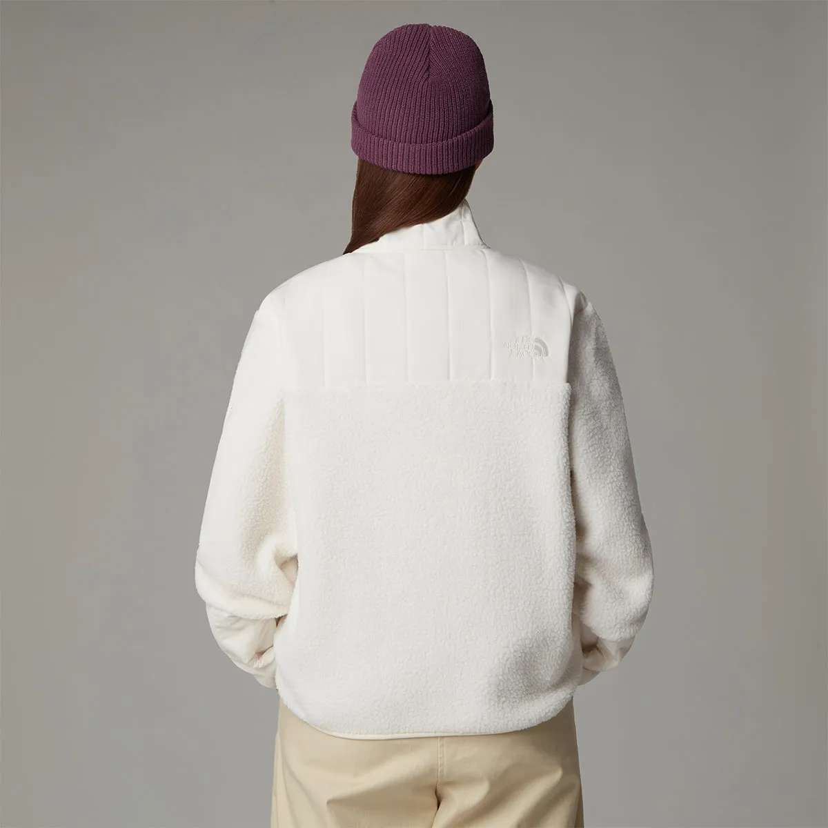 Cragmont Quarter Neck Fleece - White Dune