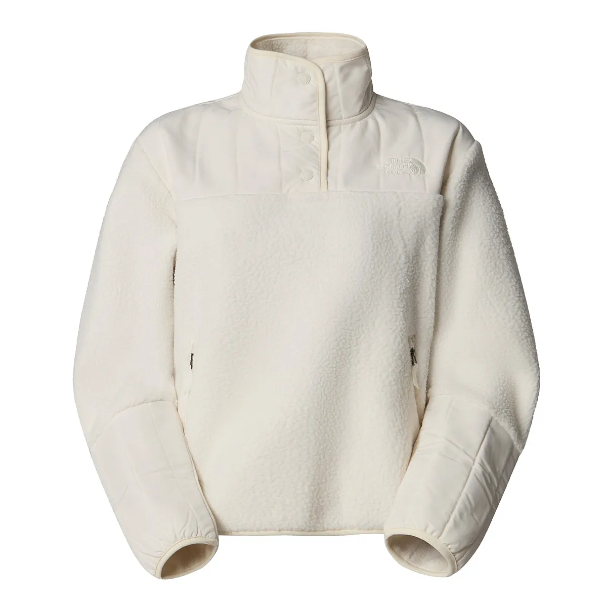 Cragmont Quarter Neck Fleece - White Dune
