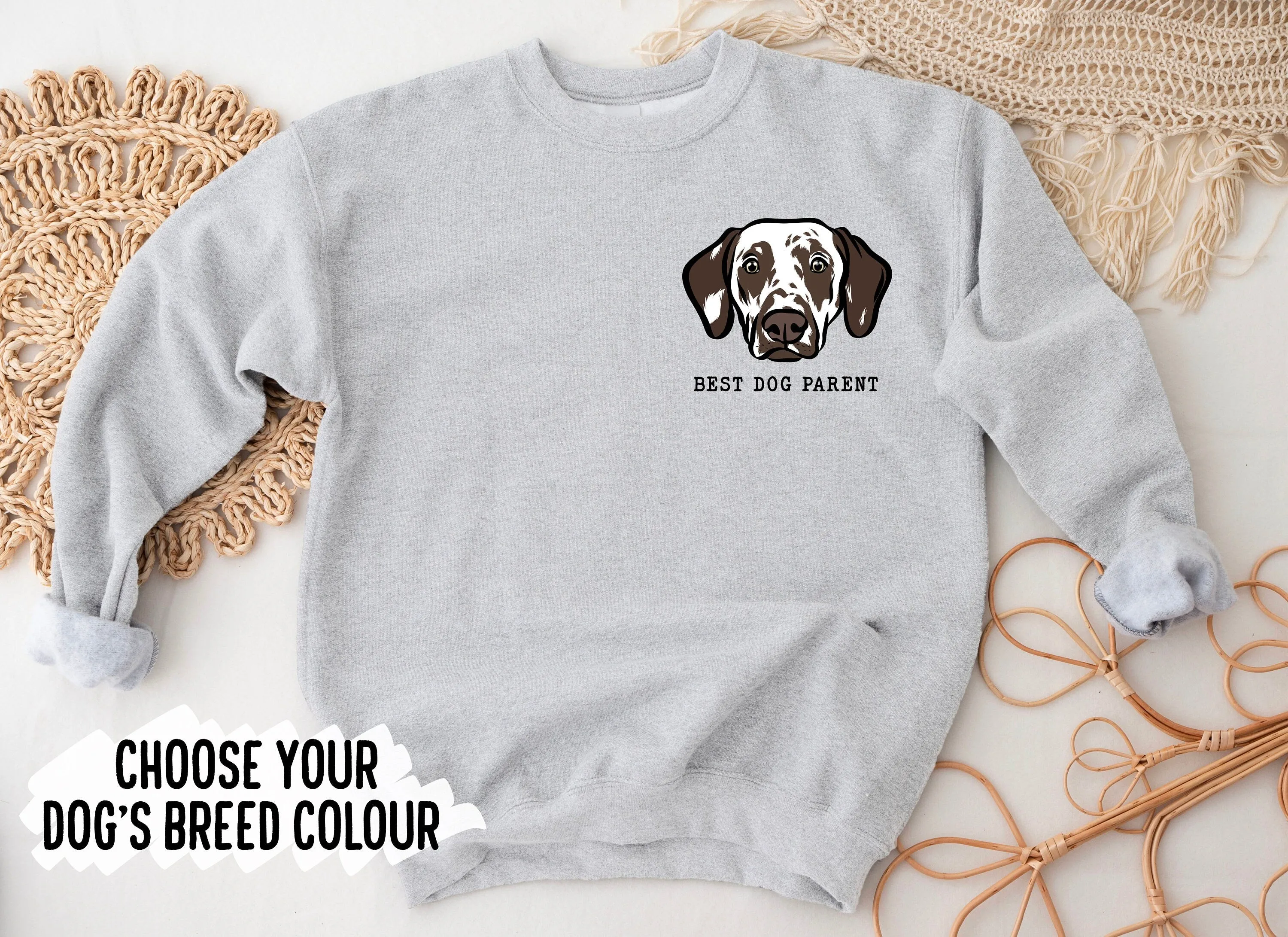 Dalmatian Face Sweatshirt