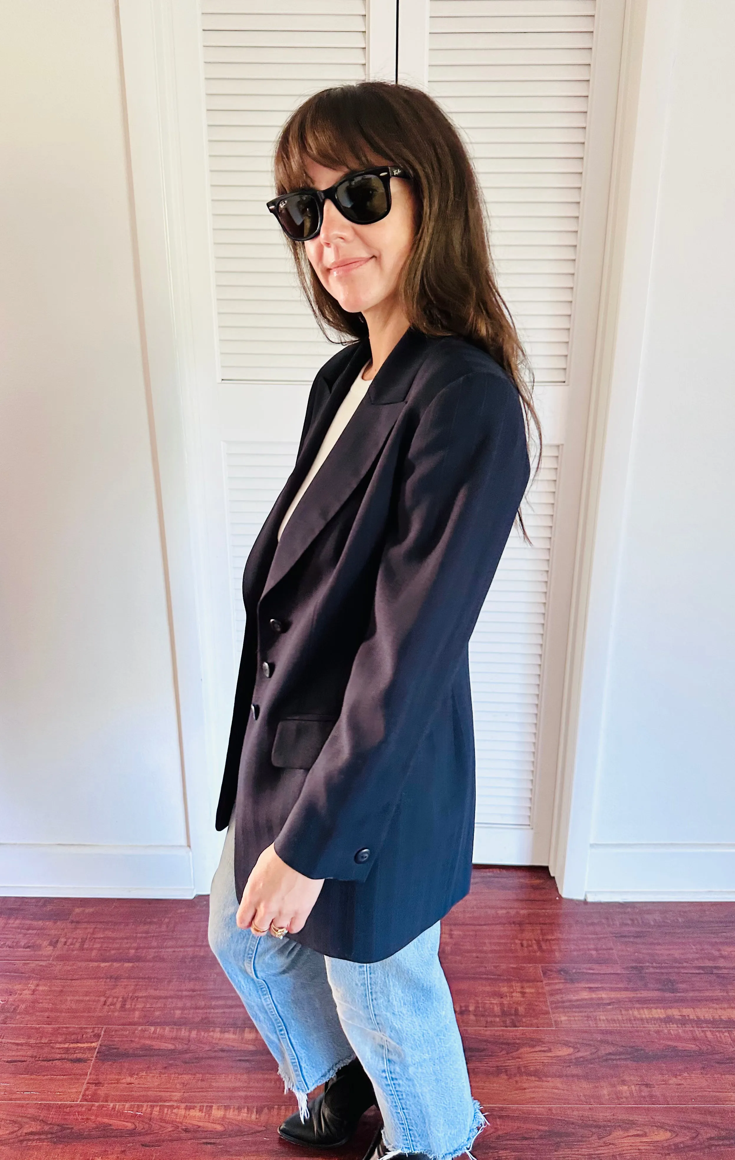 Dana Buchman Pinstripe Blazer