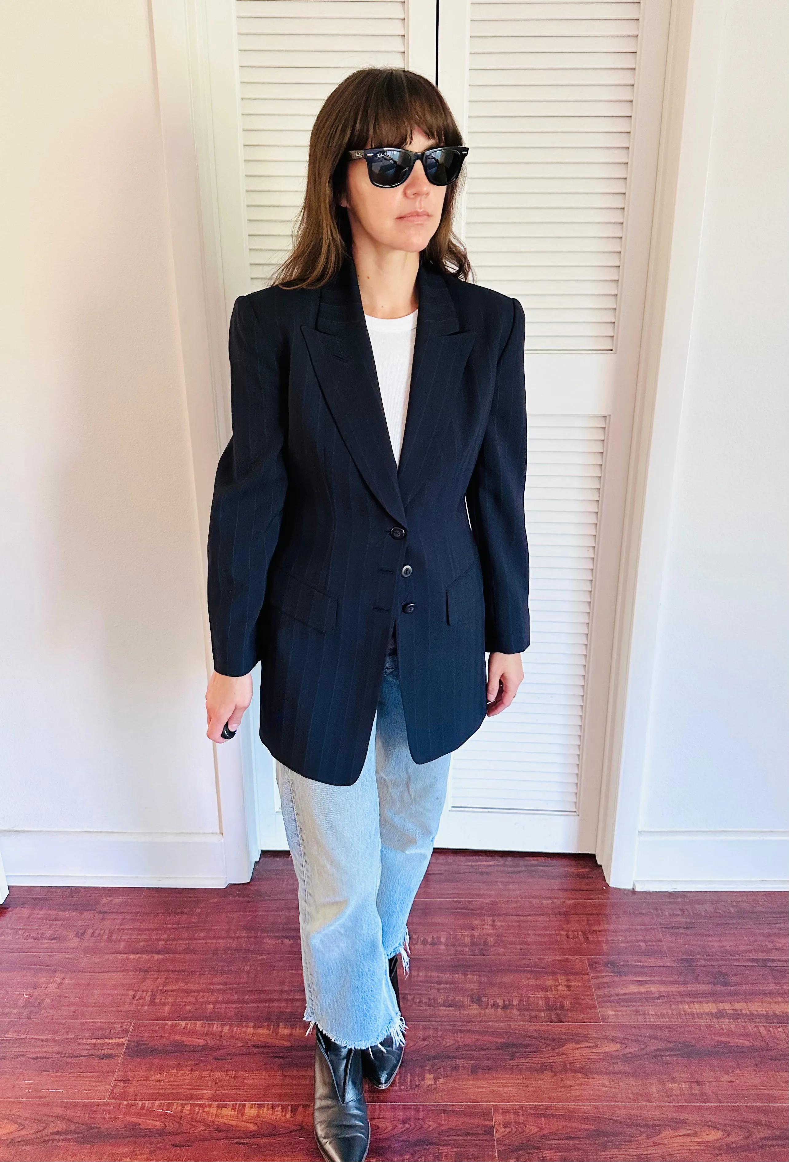 Dana Buchman Pinstripe Blazer