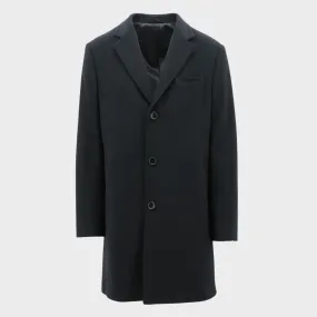 Daniel Hechter Ducati Winter Coat in Black Wool Blend