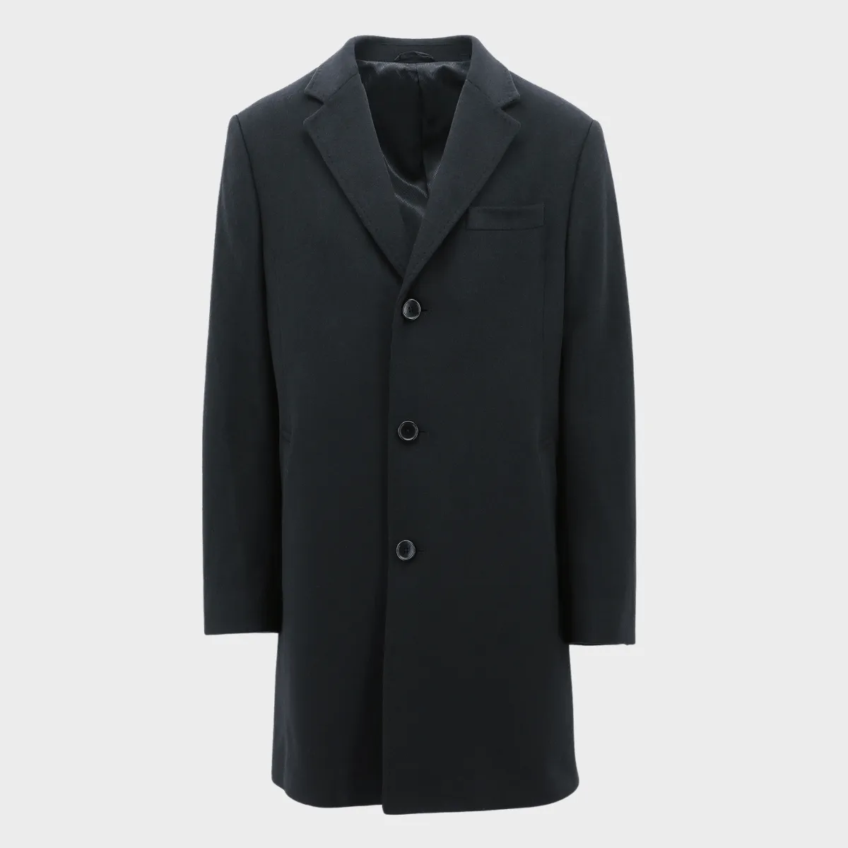 Daniel Hechter Ducati Winter Coat in Black Wool Blend