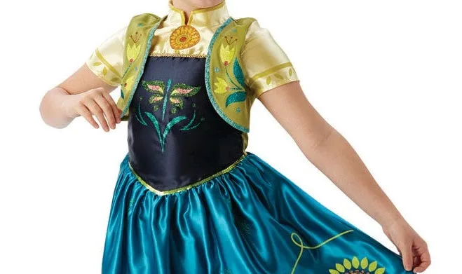 Dis Frozen Fever Anna Deluxe Costume
