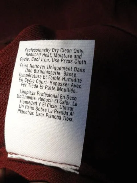 DKNY 80's Burgundy Skirt Small SKU 000041