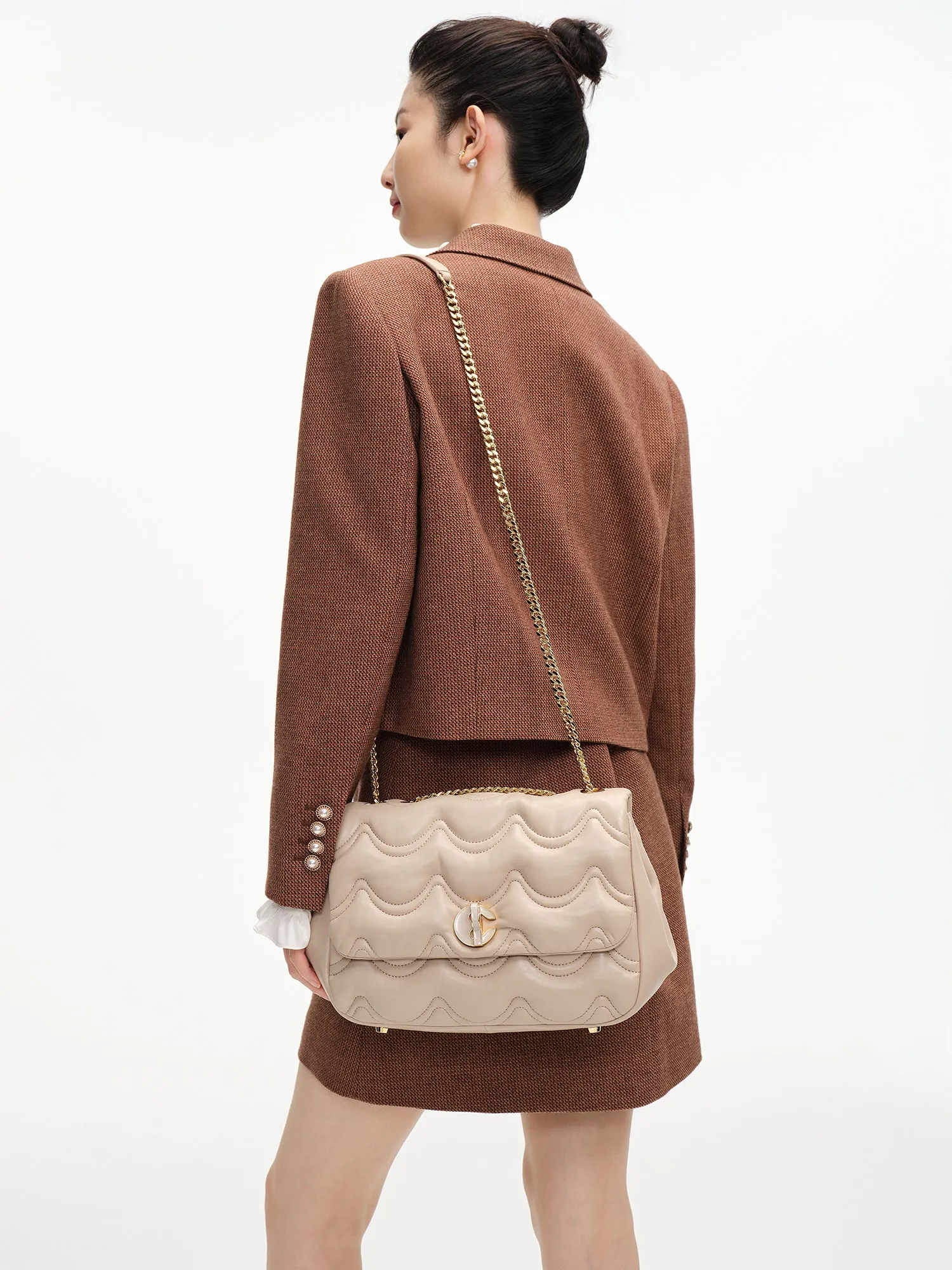 EP YAYING Quilted Shoulder Bag