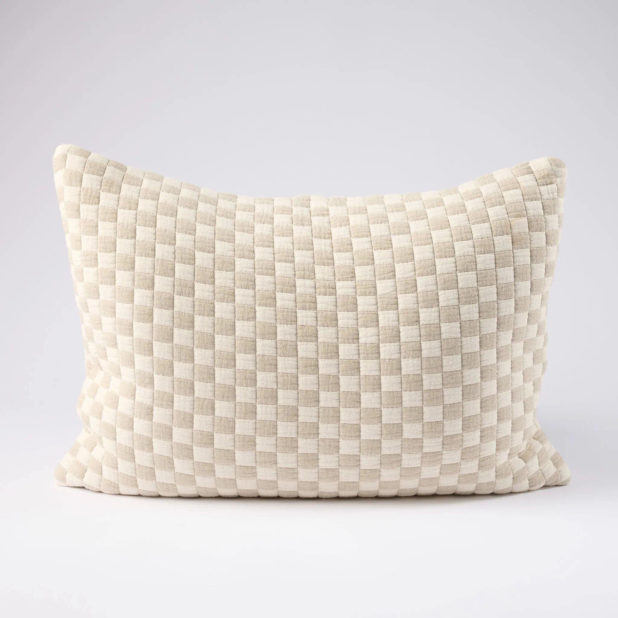 Gambit Cushion - Off White/Natural