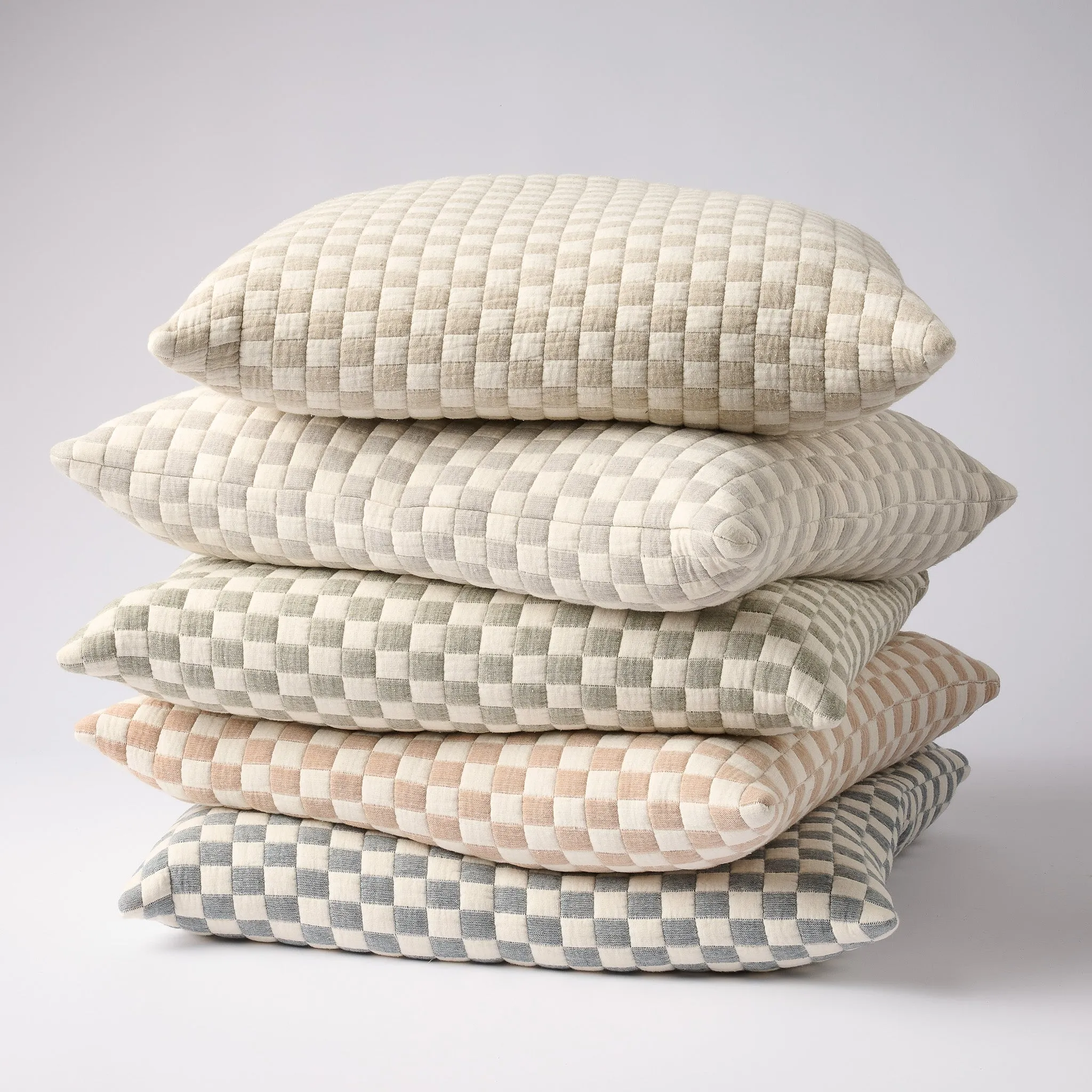 Gambit Cushion - Off White/Natural