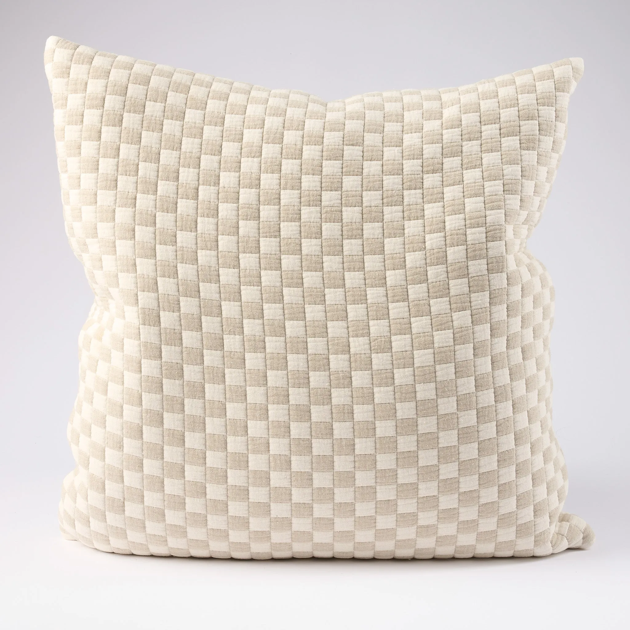 Gambit Cushion - Off White/Natural