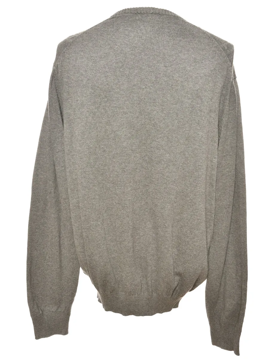 Grey Van Heusen Jumper - XL