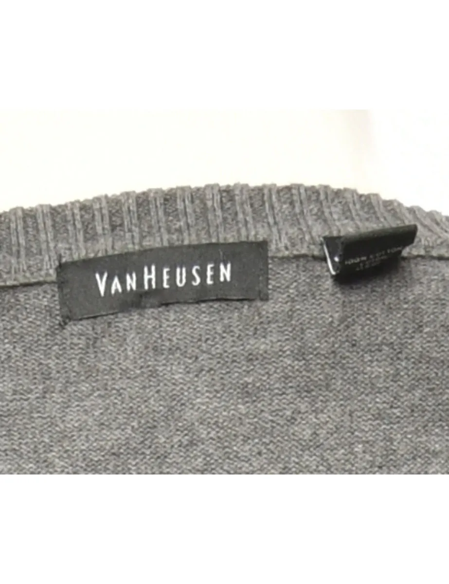 Grey Van Heusen Jumper - XL
