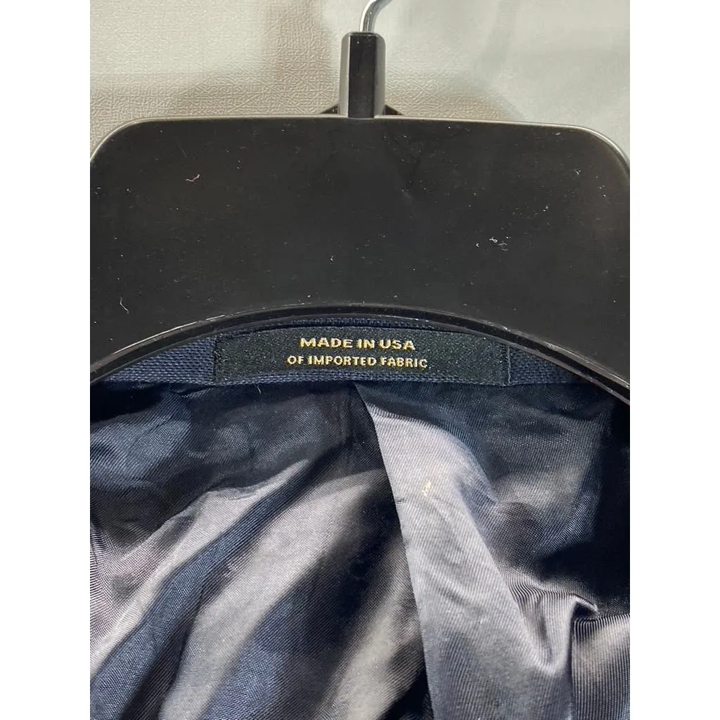 HART SCHAFFNER MARX For Nordstrom Men's Navy Two-Button Suit Jacket SZ 48R