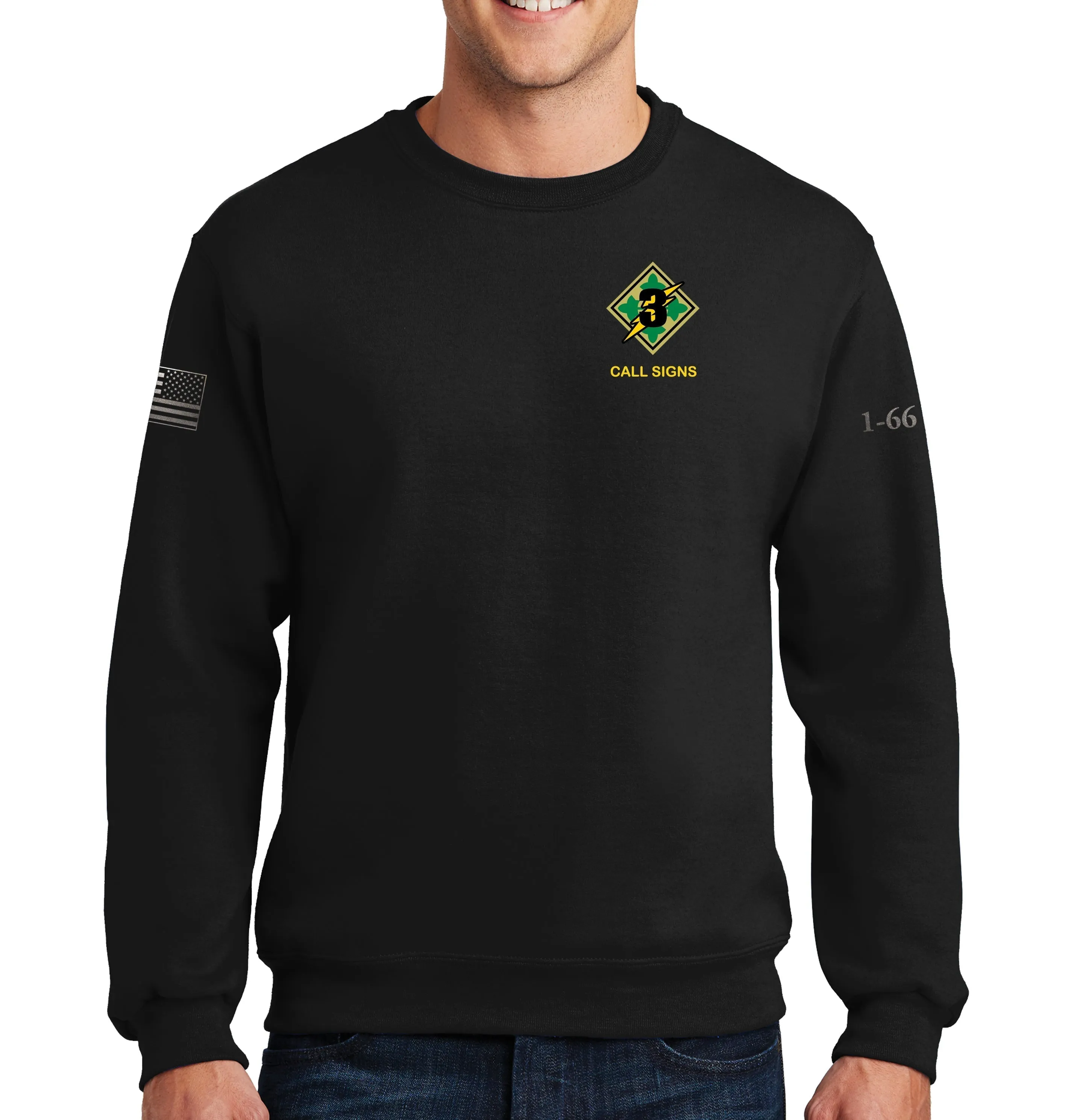 Havoc 50-50 Blend Crewneck Unisex Sweatshirt. This shirt IS approved for PT.
