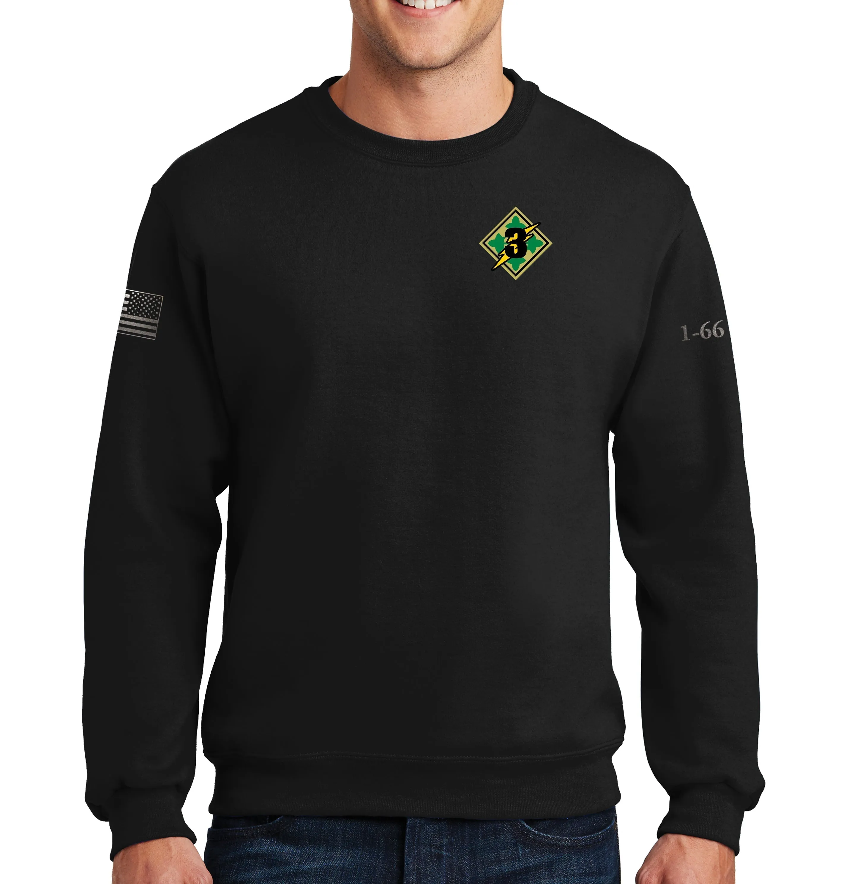 Havoc 50-50 Blend Crewneck Unisex Sweatshirt. This shirt IS approved for PT.