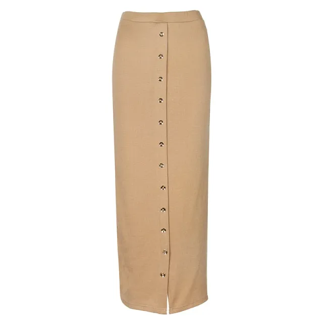 High Waist  Sexy Long Pencil Skirt