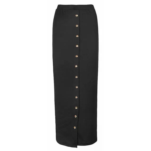 High Waist  Sexy Long Pencil Skirt