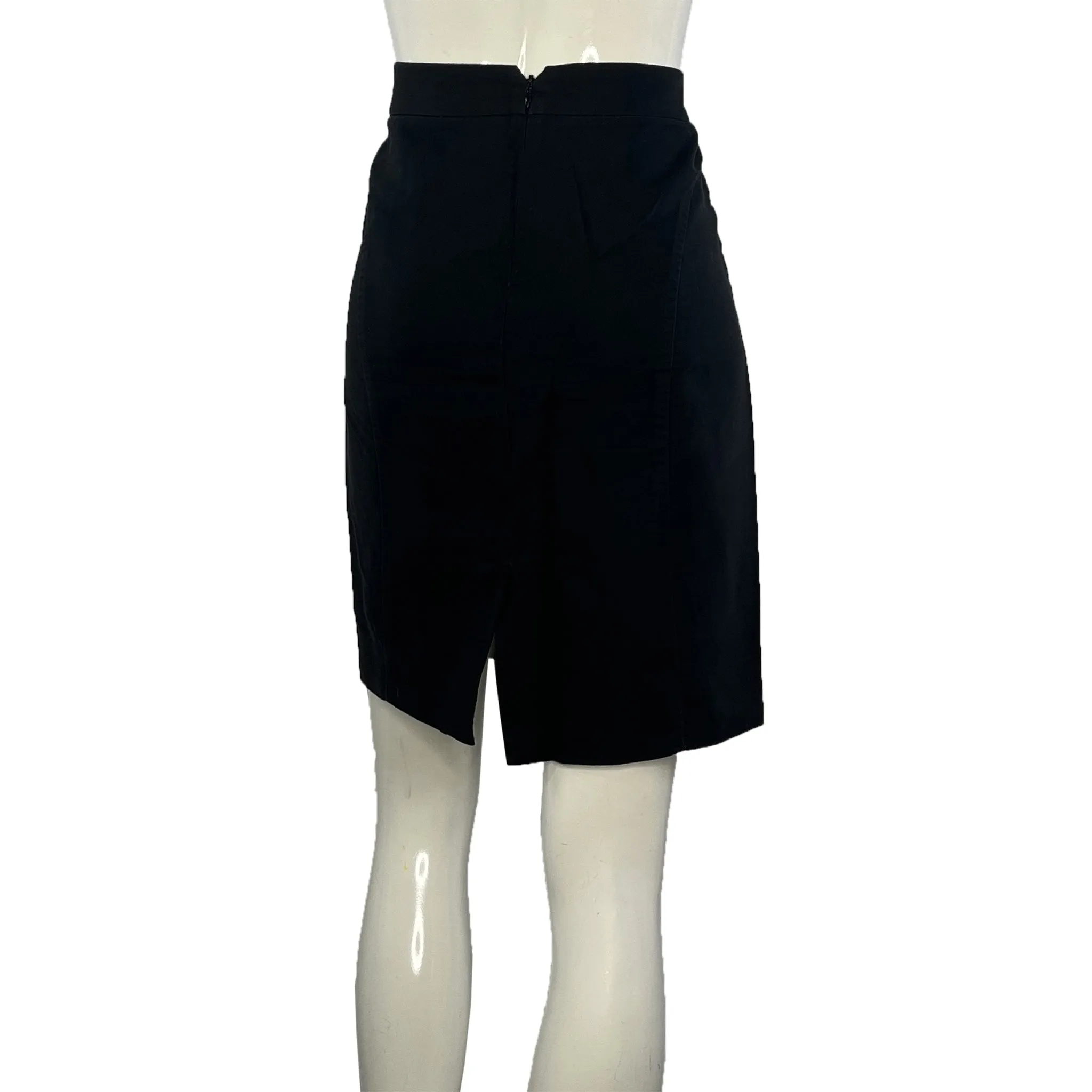 J Crew Pencil Skirt Above-Knee Black Size 6 SKU 000417
