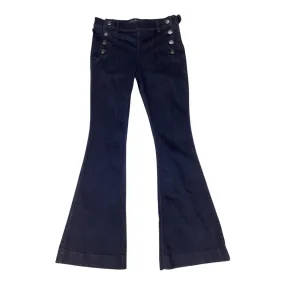 Jeans Flared By Express In Blue Denim, Size: 8