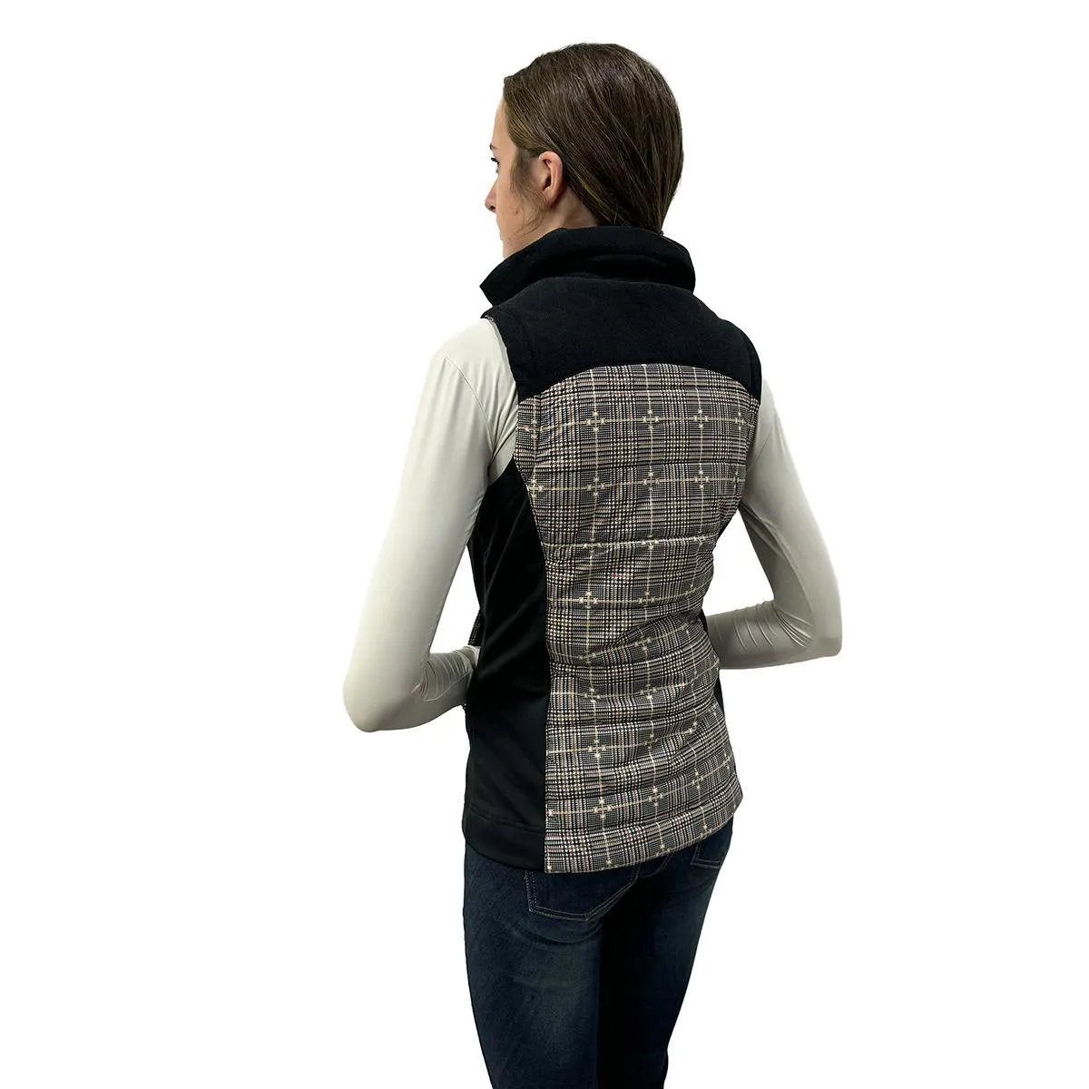Kerrits Women's Bits Of Plaid Quilted Vest