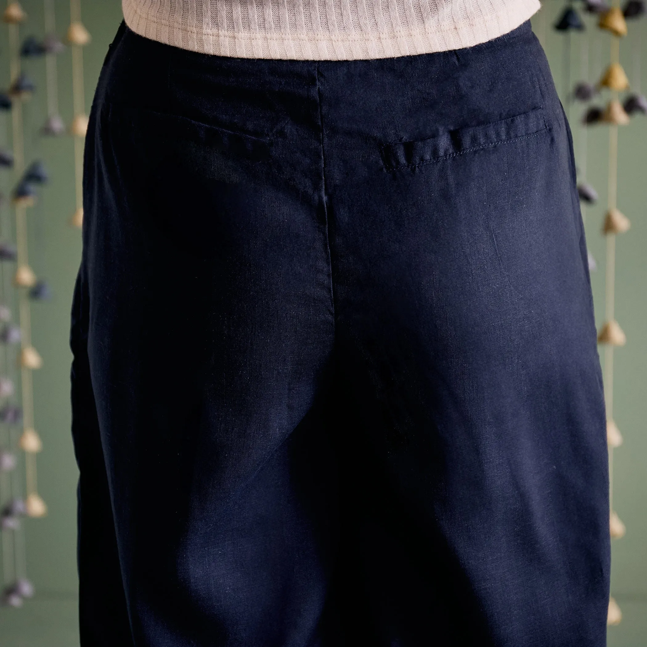 Long Culottes - Navy