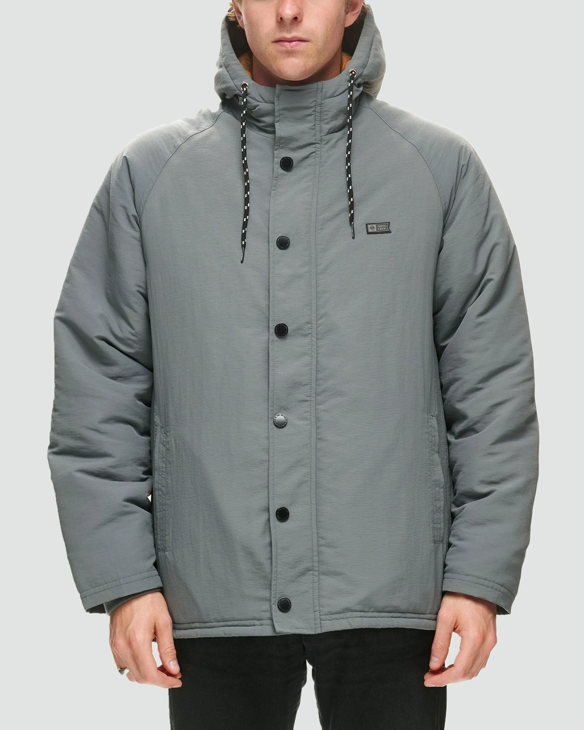 Long Shore Parka Jacket - Dark Slate