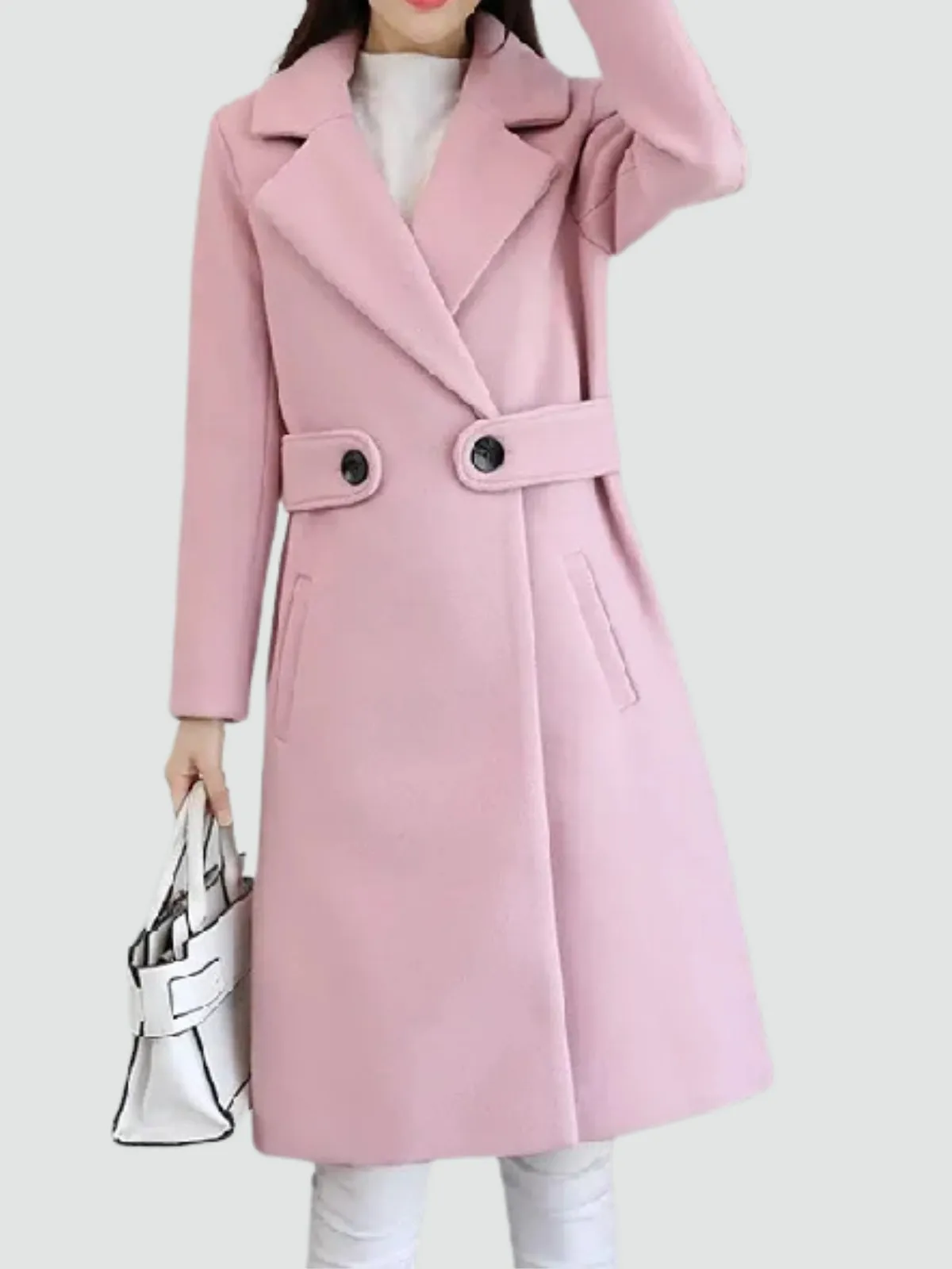 Madeleine - Wool Belted Winter Coat