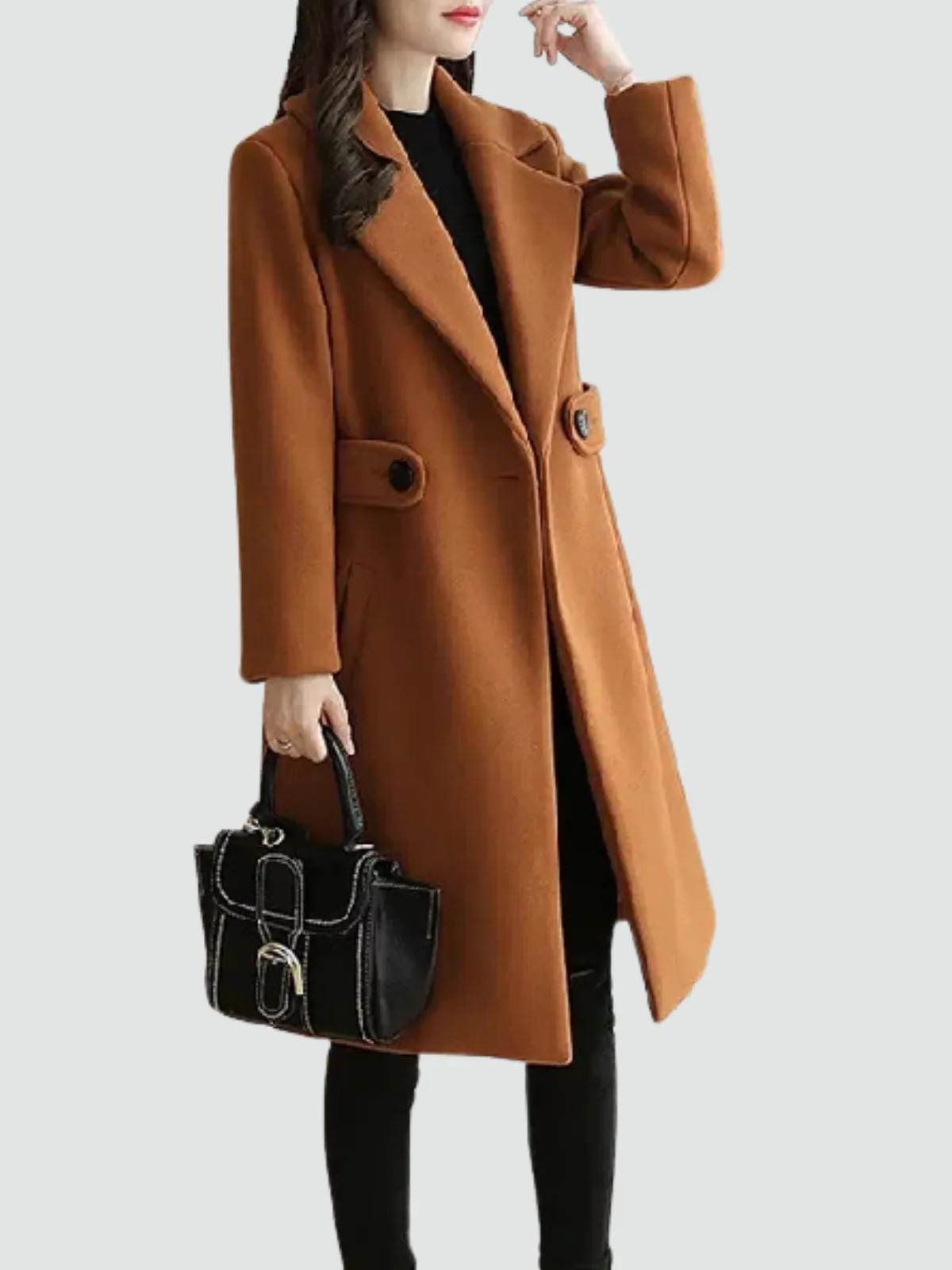 Madeleine - Wool Belted Winter Coat