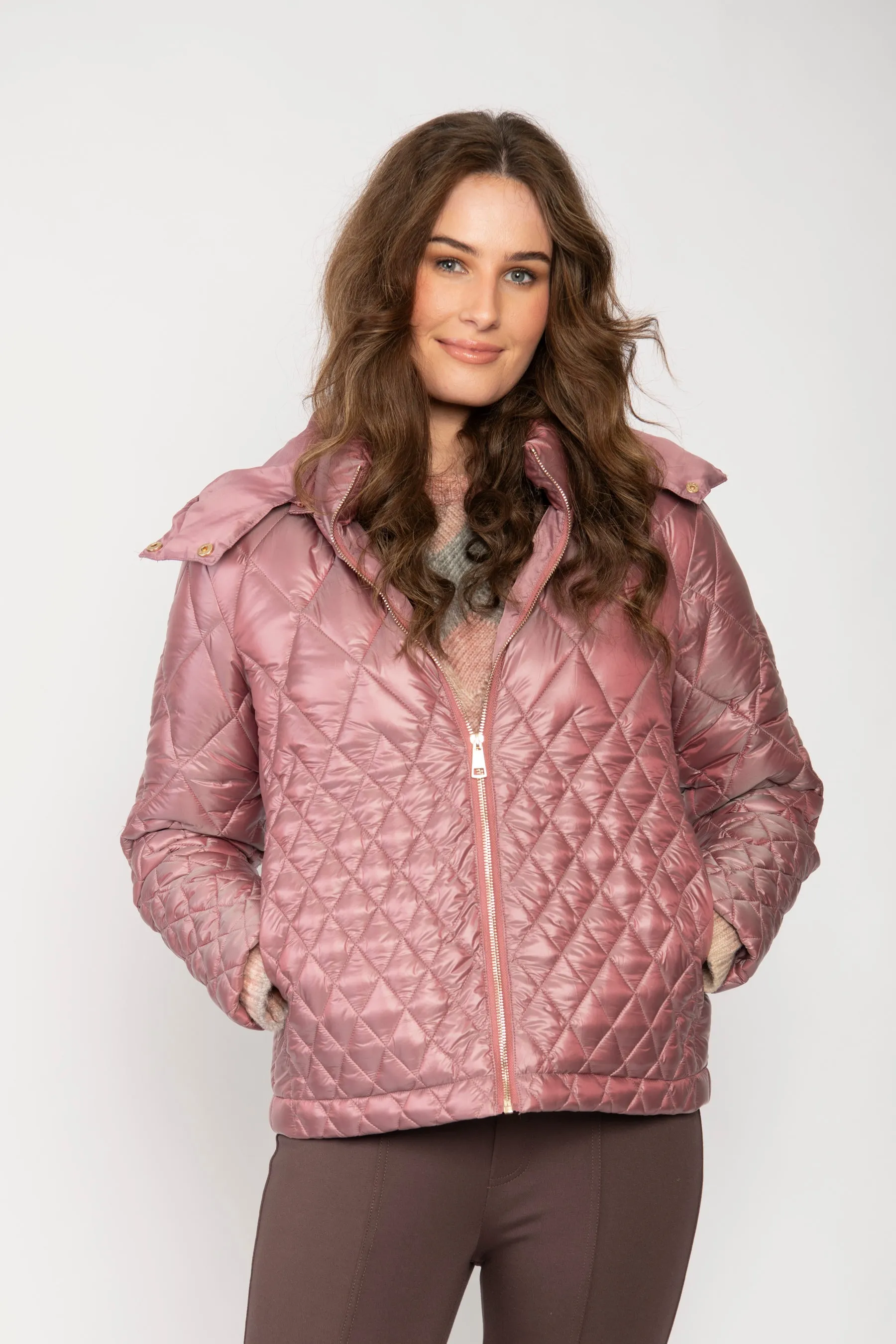 Maura Diamond Quilted Jacket