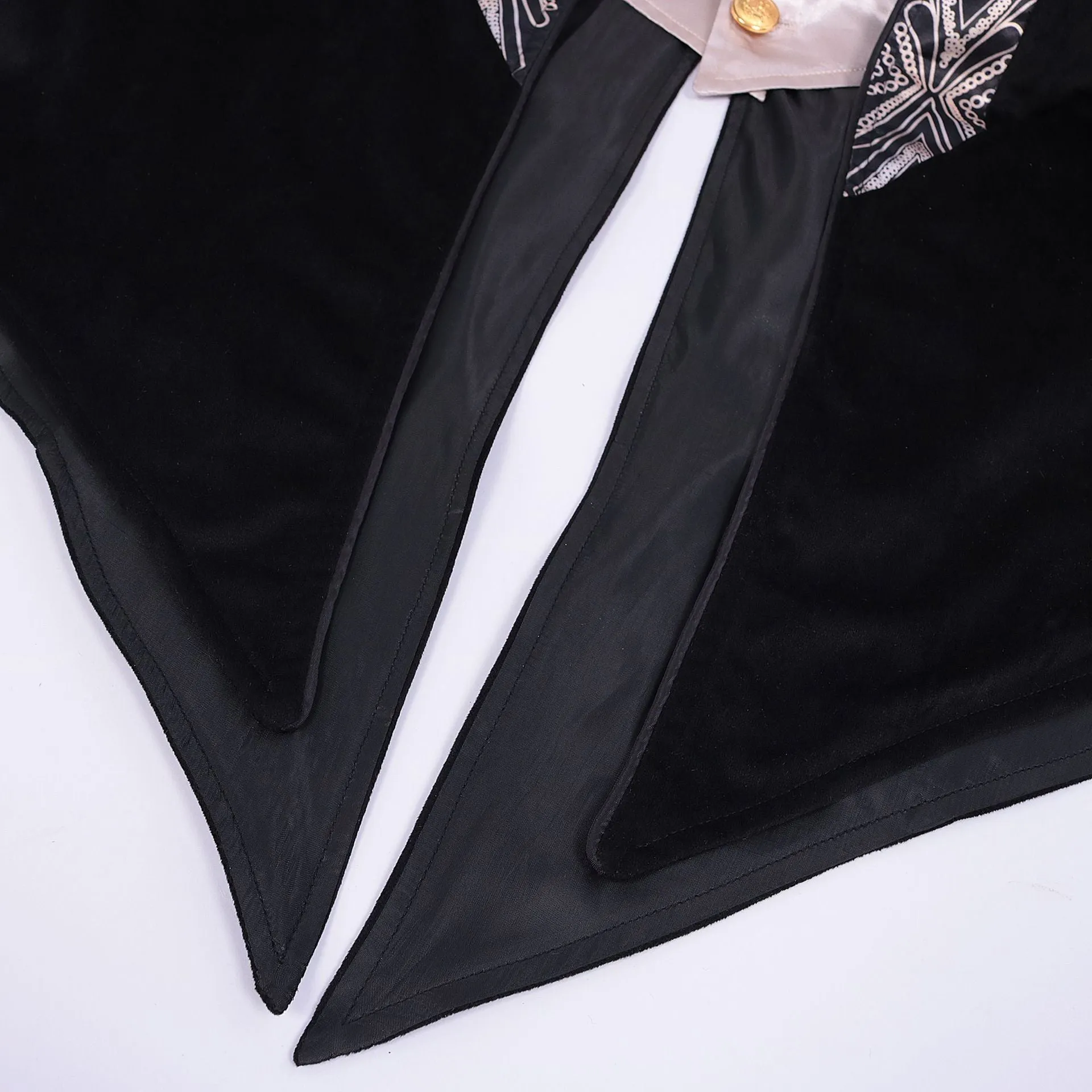 Men Costume Medieval Tailcoat Jacket Court Gothic Vintage Uniform