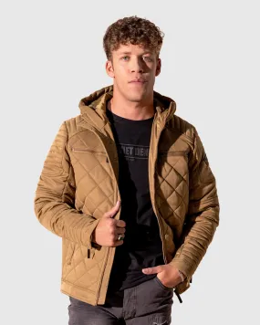 Mens Saxon - Mens Diamond Quilted Jacket