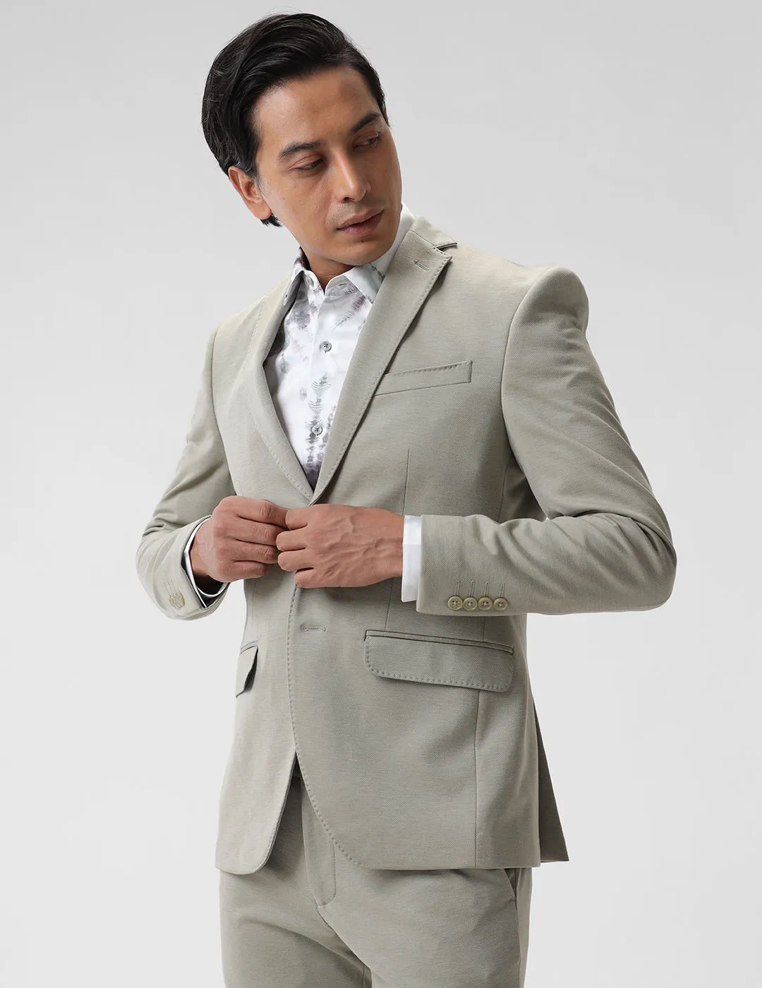 Men's Slim Fit Single Breasted Pista Formal Blazer