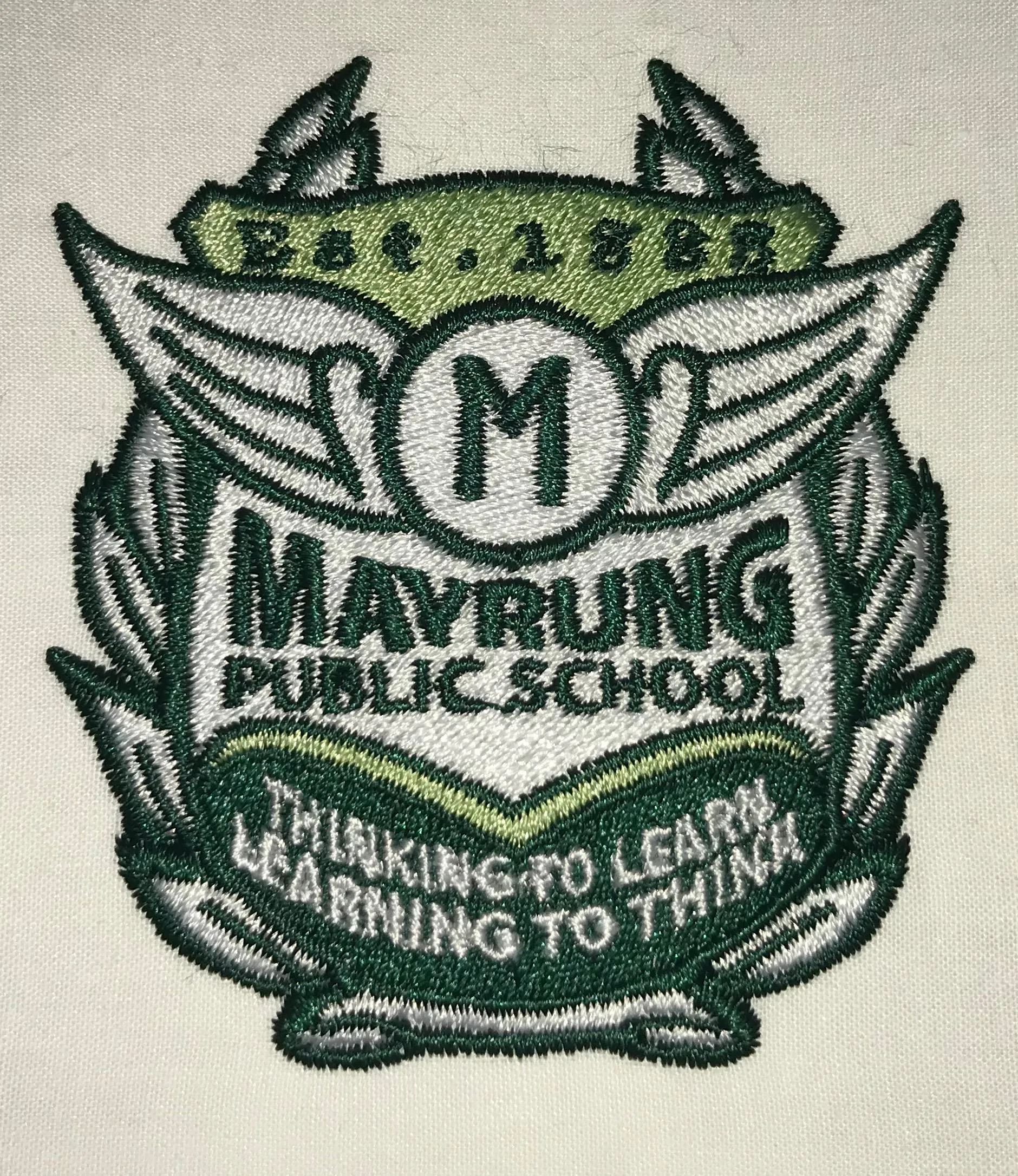 Midford Kids Knitted V-Neck- MAYRUNG PUBLIC SCHOOL- Bottle Green