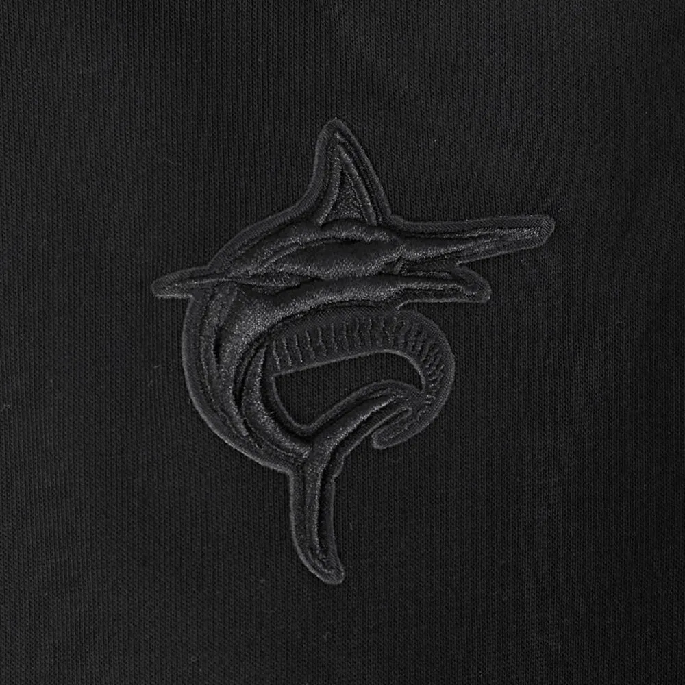 MLB MIAMI MARLINS NEUTRAL WOMEN'S CREWNECK (BLACK)