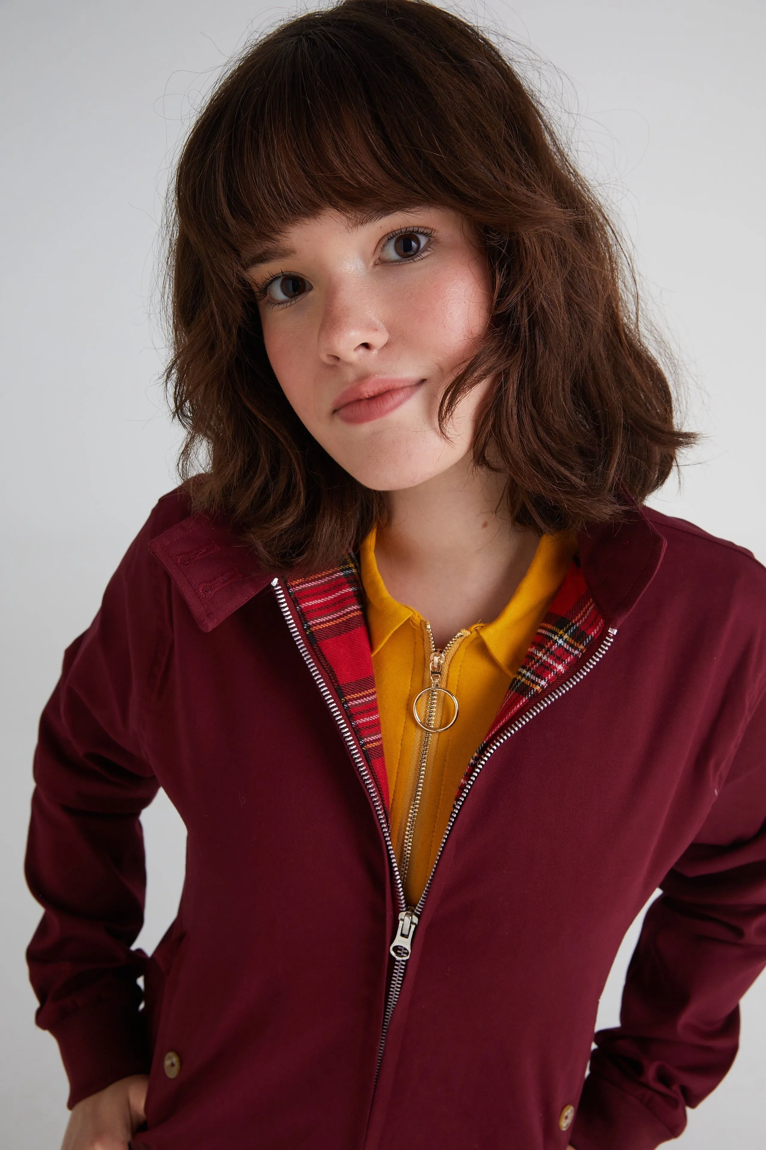 Modfather Clothing - Women's Merlot - Harrington Jacket