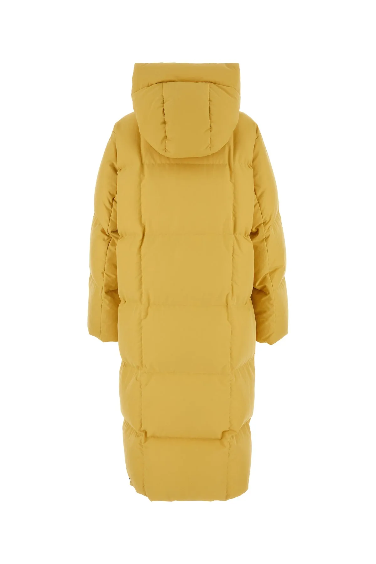 Mustard polyester down jacket