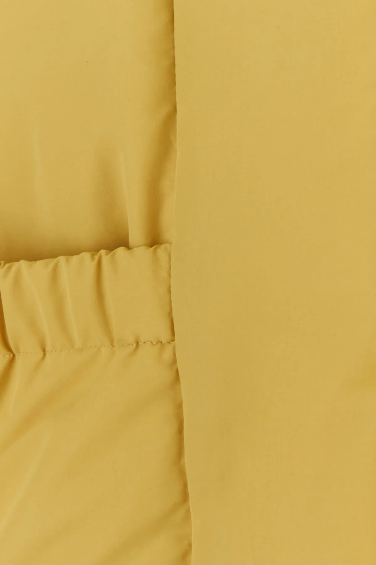 Mustard polyester down jacket