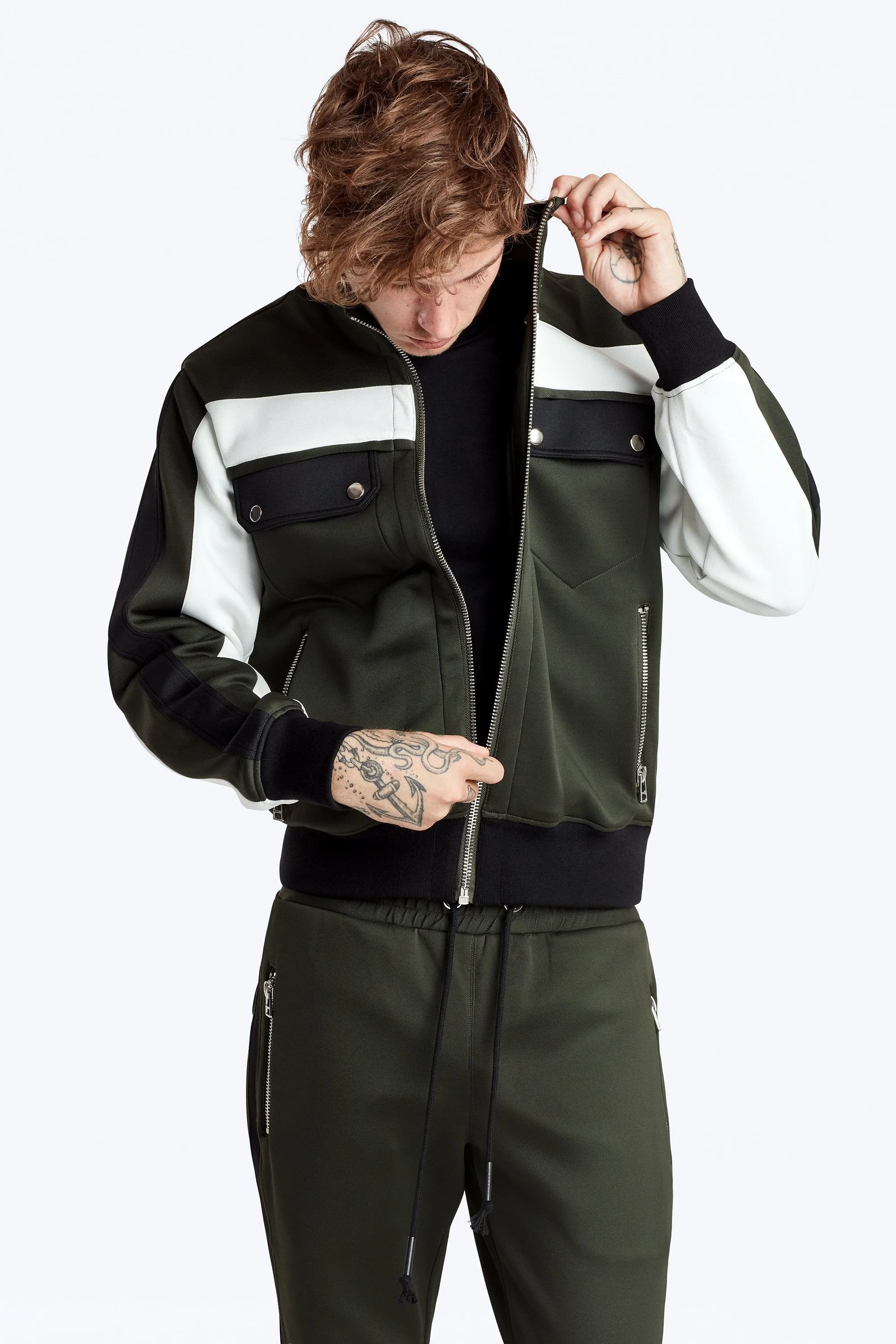 Nadya Track Jacket - Olive