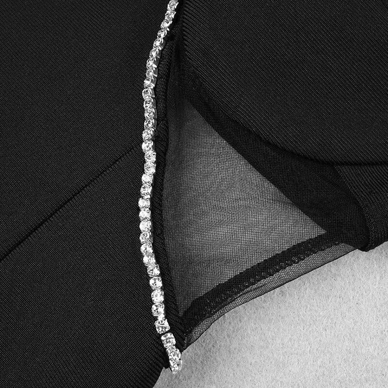 NANA | DIAMANTÉ BODYCON DRESS