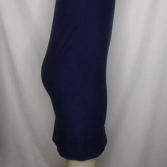 Navy Blue Striped Bodycon Dress
