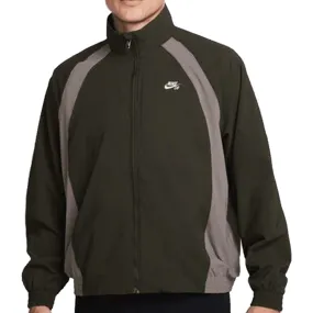 Nike SB Full Zip Woven Track Jacket - Sequoia Green